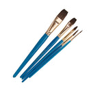 5pcs Horse Hair Paint Brush Set Artist Watercolor Acrylic Gouache Painting Supplies