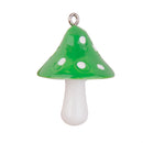 12pcs Resin Mushrooms Pendants