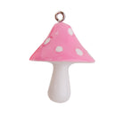 12pcs Resin Mushrooms Pendants