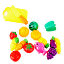 Kids Pretend Role Play Kitchen Fruit Vegetable Food Cutting Toy Set Gift