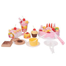 Birthday Cake DIY Set Kids Pretend Toys -Pink Set of 75
