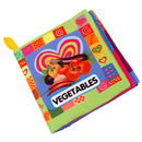 Colorful Baby Kids Cloth Cognize Book- Vegetables