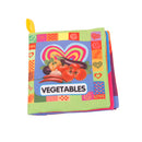 Colorful Baby Kids Cloth Cognize Book- Vegetables
