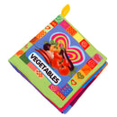 Colorful Baby Kids Cloth Cognize Book- Vegetables