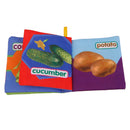 Colorful Baby Kids Cloth Cognize Book- Vegetables