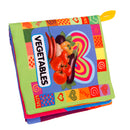 Colorful Baby Kids Cloth Cognize Book- Vegetables