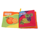 Colorful Baby Kids Cloth Cognize Book- Furit