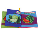 Colorful Baby Kids Cloth Cognize Book- Furit