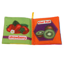 Colorful Baby Kids Cloth Cognize Book- Furit