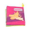 Colorful Baby Kids Cloth Cognize Book- Furit
