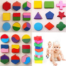 Kids Wooden Geometry Block Puzzle