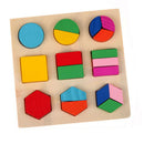 Kids Wooden Geometry Block Puzzle