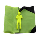 Tangle Free Toy Hand Throwing Parachute Kite Toy Fluorescent Green