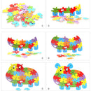Wooden ABC Alphabet Jigsaw Hippo Puzzle Children Educational Learning Toys