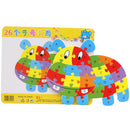 Wooden ABC Alphabet Jigsaw Hippo Puzzle Children Educational Learning Toys