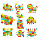 Wooden ABC Alphabet Jigsaw Hippo Puzzle Children Educational Learning Toys