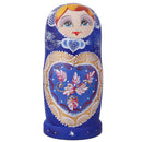 7pcs Beautiful Hand Painted Babushka Wooden Russian Nesting Dolls Gift