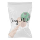 Wooden Football Pattern Kendama Toy Green