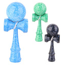 Wooden Full Marble Printed Kendama Toy - Black