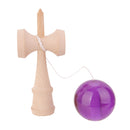 Wooden Crystal Kendama Toy Purple