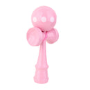 Wooden White Dot Pink Kendama Toy