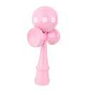 Wooden White Dot Pink Kendama Toy