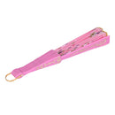 Flowers Folding Hand Fan Handheld Dancing Fan Wedding Party Decors Gift-Pink