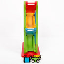 Set Of Wooden Car Truck With Little Wooden Cars Kids Children Toy Gift Multi-Color
