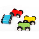 Set Of Wooden Car Truck With Little Wooden Cars Kids Children Toy Gift Multi-Color