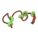 Kids Climbing Rope With 5 Plastic Knots - Green
