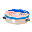 Kids Play Fun Musical Tambourine Beat Instrument Hand Drum Party Favor Toy Music Lovers Educational Gift Blue