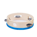 Kids Play Fun Musical Tambourine Beat Instrument Hand Drum Party Favor Toy Music Lovers Educational Gift Blue