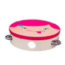 Kids Play Fun Musical Tambourine Beat Instrument Hand Drum Party Favor Toy Music Lovers Educational Gift Pink