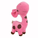 Cute Giraffe Soft Plush Toy Kids Stuffed Animal Gift - Fuchsia