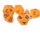 Orange 7pcs/set TRPG Game Dungeons & Dragons Luminous D4-D20 MultiSides Dice