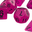 Purple 7pcs/set TRPG Game Dungeons & Dragons Luminous D4-D20 MultiSides Dice