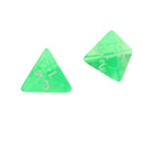 5 x Multi-Sided Dice Set D4 Dungeons & Dragons TRPG Games Role Play Green