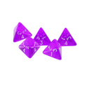 Purlpe Multi Sided Dice Set of 5 D4 Dungeons & Dragons TRPG Game Roleplay
