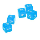 New 5pcs/Set TRPG Games Dungeons & Dragons D6 Multi Sided Dices Set Blue