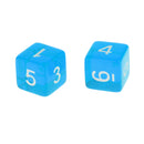 New 5pcs/Set TRPG Games Dungeons & Dragons D6 Multi Sided Dices Set Blue