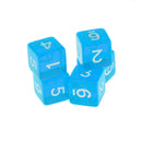 New 5pcs/Set TRPG Games Dungeons & Dragons D6 Multi Sided Dices Set Blue