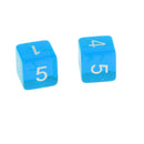 New 5pcs/Set TRPG Games Dungeons & Dragons D6 Multi Sided Dices Set Blue