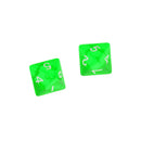 5 x Multi-Sided Dice Set D8 Dungeons & Dragons TRPG Games Role Play Green