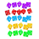 5 x Multi Sided Dice Set D8 Dungeons & Dragons TRPG Games Roleplay Toy Blue