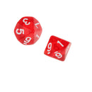 NEW Multi-Sided Dice 5pcs/set TRPG Dungeons & Dragons D10 Play Games Red
