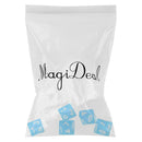 5 x Multi-Sided Dice Set D10 Dungeons & Dragons TRPG Games Role Play Blue