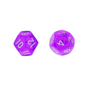 NEW Multi-Sided Dice 5pcs/set TRPG Dungeons & Dragons D12 Play Games Purple