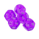 NEW Multi-Sided Dice 5pcs/set TRPG Dungeons & Dragons D12 Play Games Purple