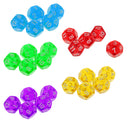 5pcs/set TRPG Game Dungeons & Dragons D12 Multi Sides Dice Set Toy Red