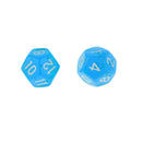 New 5pcs/Set TRPG Games Dungeons & Dragons D12 Multi Sided Dices Set Blue